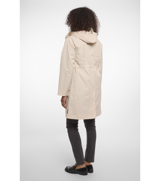 Rino en Pelle Medium length parka with detachable hood 9030 birch
