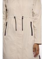 Rino en Pelle Medium length parka with detachable hood 9030 birch