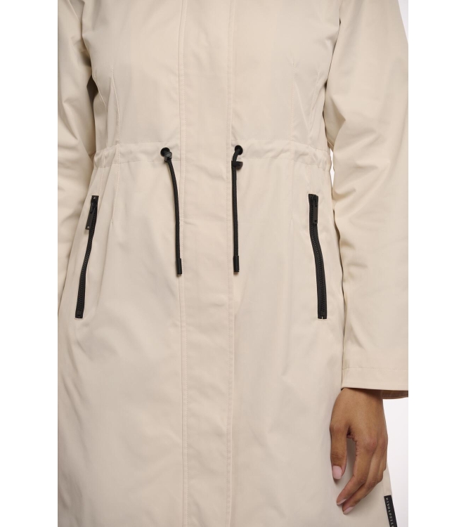 Rino en Pelle Medium length parka with detachable hood 9030 birch