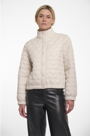 Rino en Pelle Quilted bomber jacket 9030 birch