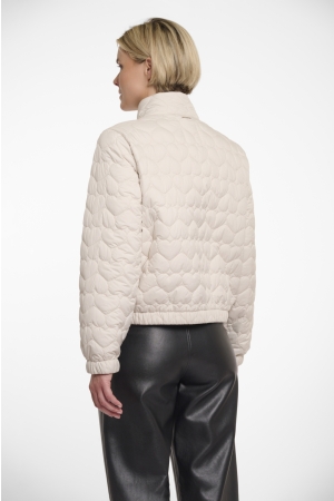 Rino en Pelle Quilted bomber jacket 9030 birch