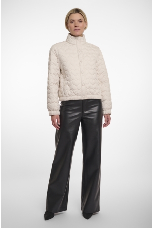 Rino en Pelle Quilted bomber jacket 9030 birch