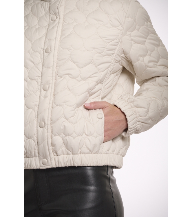 Rino en Pelle Quilted bomber jacket 9030 birch