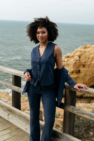 Co Woman PENELOPE FLARE TRAVEL 51071 bi-indigo