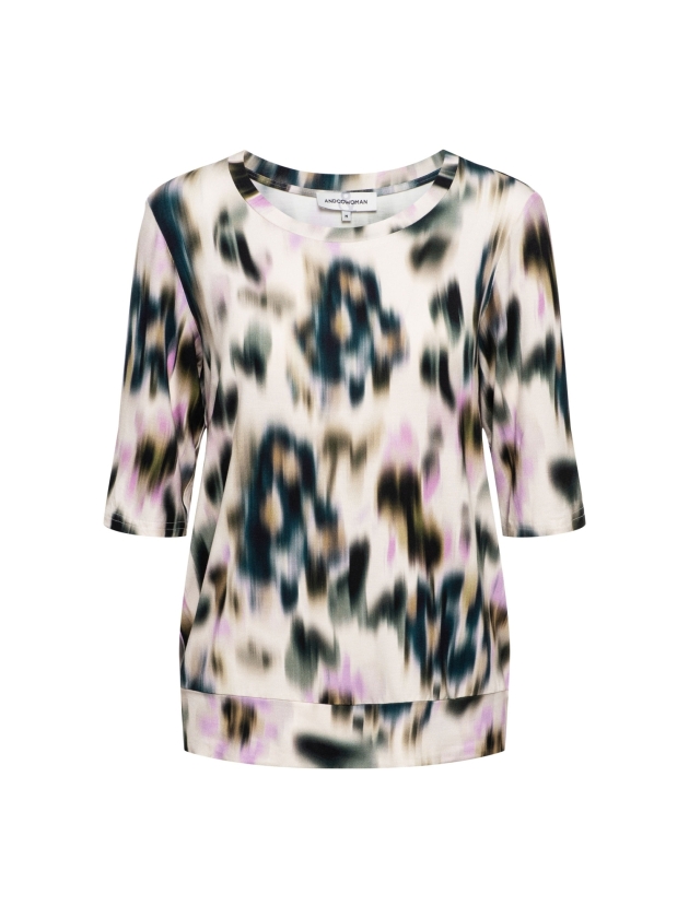 Co Woman LUCILLE FADED FLOWER 51027 m-ecru multi