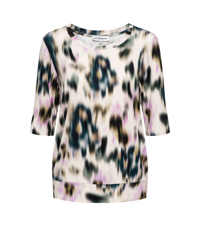 Co Woman LUCILLE FADED FLOWER 51027 m-ecru multi