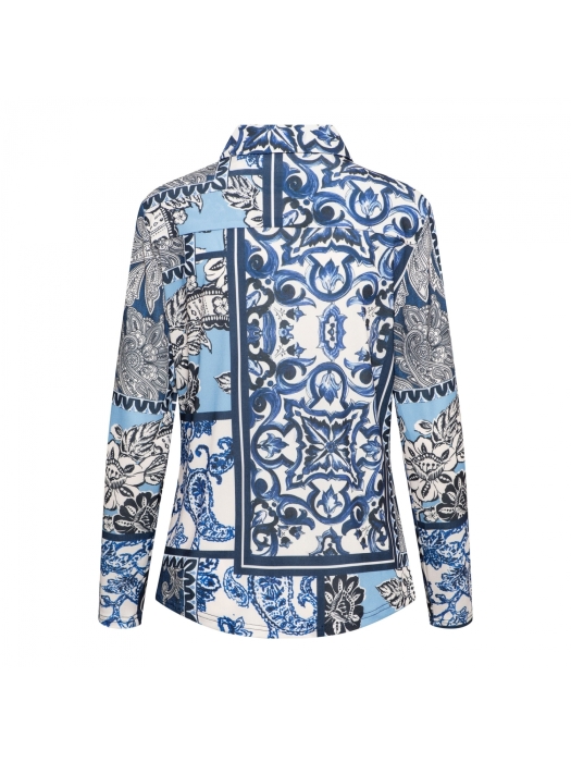 Co Woman VAYEN PAISLEY PATCHW 51076 bi-indigo multi