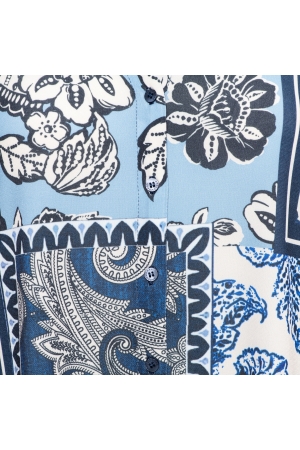 Co Woman VAYEN PAISLEY PATCHW 51076 bi-indigo multi