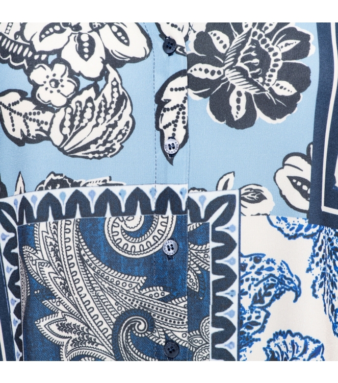 Co Woman VAYEN PAISLEY PATCHW 51076 bi-indigo multi