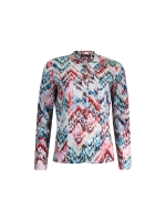 Sarto Fashion Jacket m1284 coral-rosebloom+multicolzigza