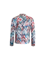 Sarto Fashion Jacket m1284 coral-rosebloom+multicolzigza