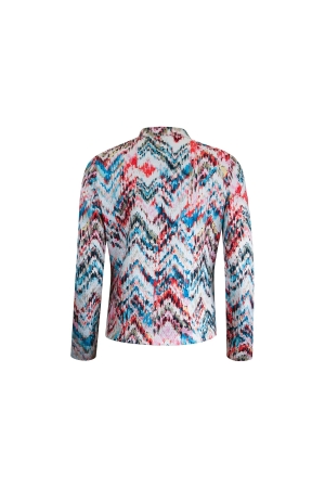 Sarto Fashion Jacket m1284 coral-rosebloom+multicolzigza