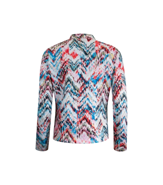 Sarto Fashion Jacket m1284 coral-rosebloom+multicolzigza