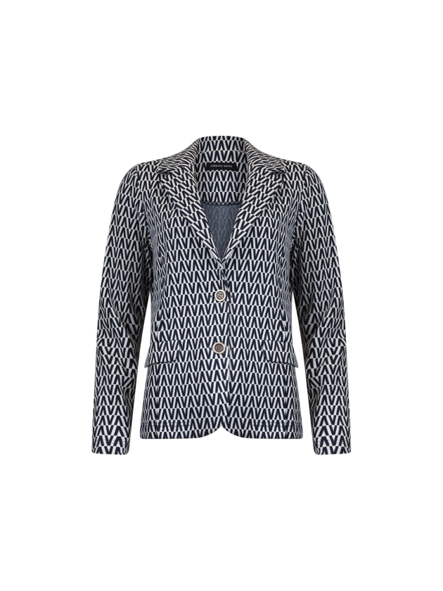 Sarto Fashion Blazer jacket m1042 navy-offwhite