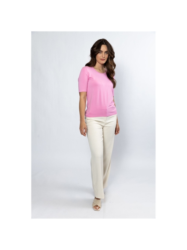 Sarto Fashion T-shirt o-neck m935 rosebloom