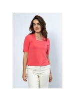 Sarto Fashion Blouson square neck m232 coral