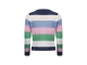 Sarto Fashion Cardigan l/s m1410 navy-sky-rbloom+ stripe
