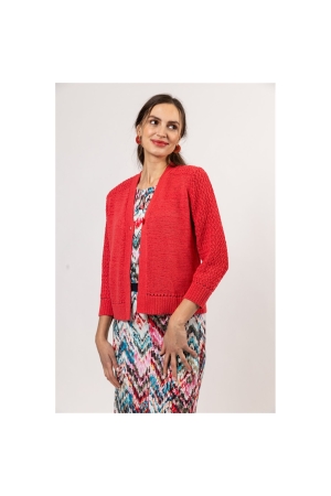 Sarto Fashion Cardigan l/s m232 coral