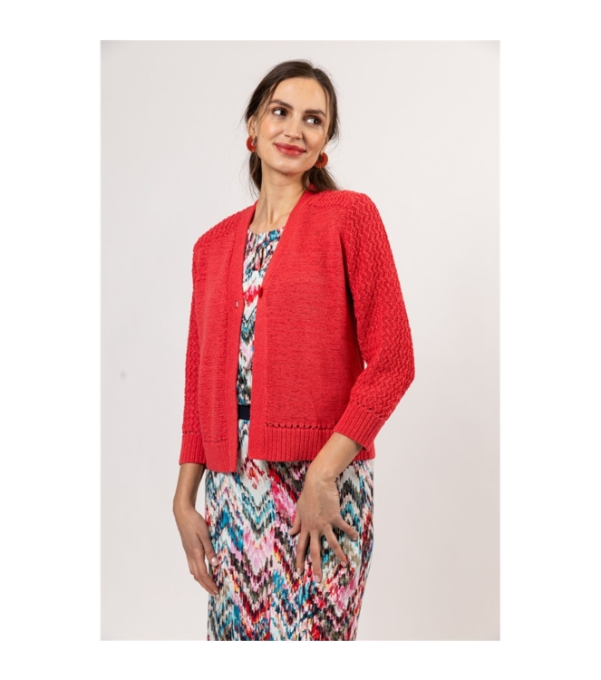 Sarto Fashion Cardigan l/s m232 coral