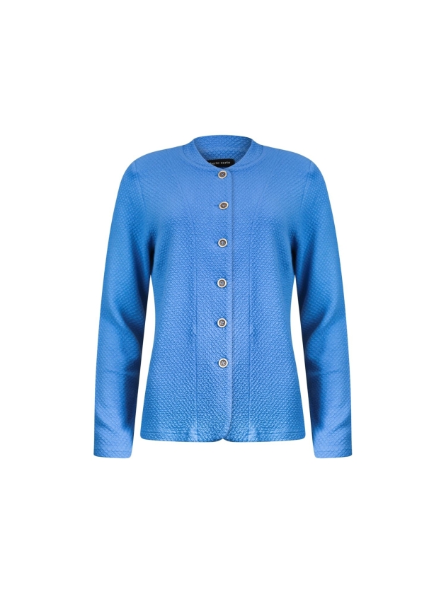 Sarto Fashion Jacket stand-up collar m772 cornflower