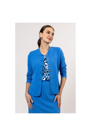 Sarto Fashion Jacket stand-up collar m772 cornflower