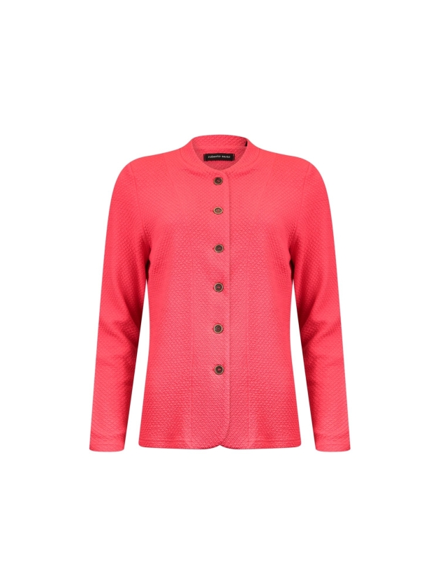 Sarto Fashion Jacket stand-up collar m232 coral
