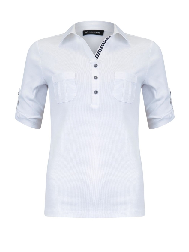 Sarto Fashion Polo s/s m004 white