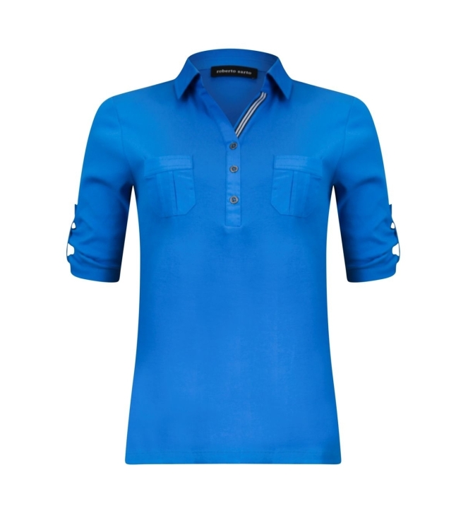Sarto Fashion Polo s/s m772 cornflower