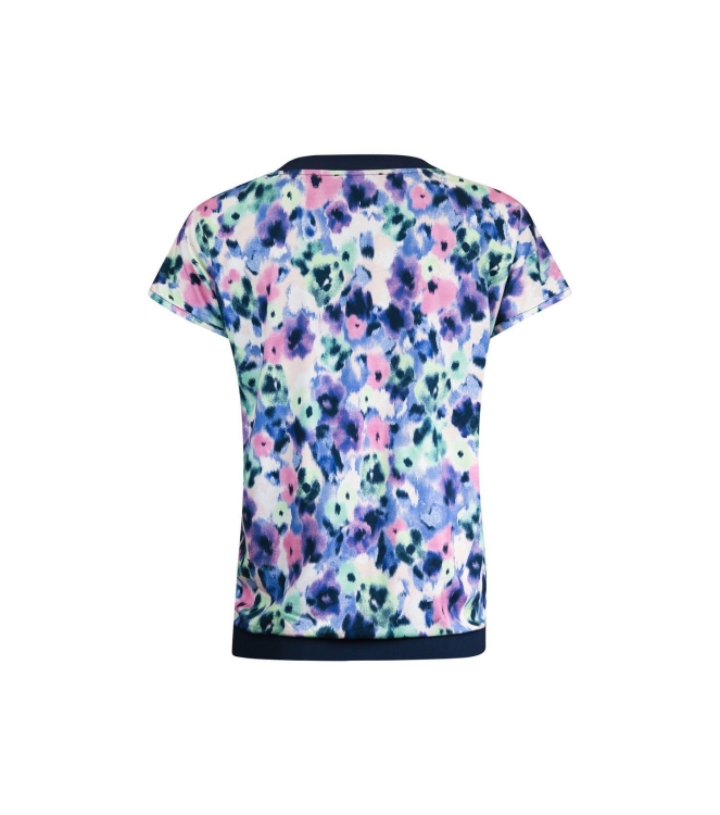 Sarto Fashion T-shirt blouson o-neck s/s m1790 krokus-f green+painted flower