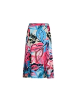 Sarto Fashion Skirt m1870 coral-lagoon+exotic leafs pr