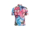Sarto Fashion Polo s/s m1870 coral-lagoon+exotic leafs pr