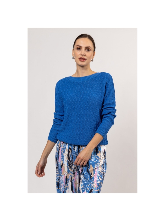 Sarto Fashion Pullover l/s m772 cornflower