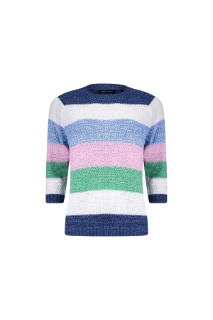 Sarto Fashion pullover m1410 navy-sky-rbloom+ stripe