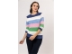 Sarto Fashion pullover m1410 navy-sky-rbloom+ stripe