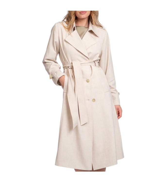 Nikkie Ilyno Melange Trenchcoat 2001 Cream