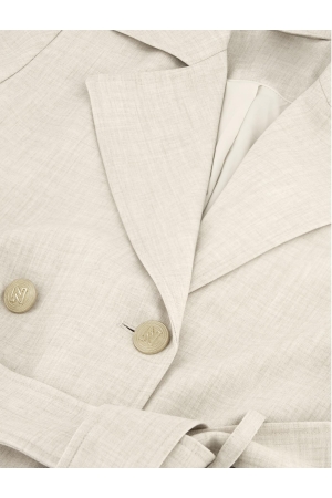 Nikkie Ilyno Melange Trenchcoat 2001 Cream