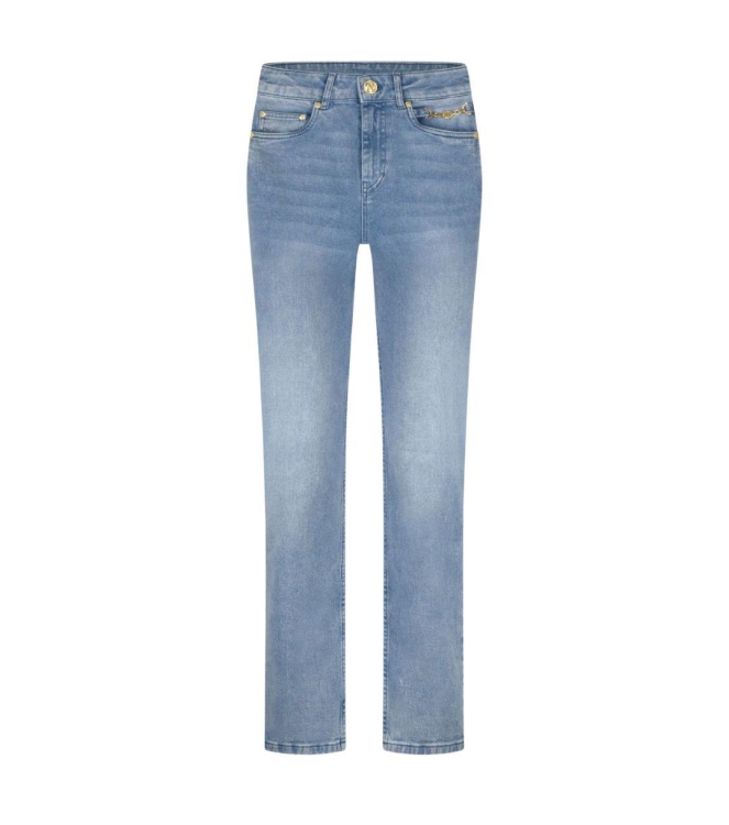 Nikkie Bibi Chain Jeans 7067 Medium Blue