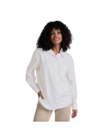 Yaya Striped blouse with cuff tape Pumice stone beige dessin