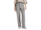 Yaya Woven checked wide leg trouser Feathe grey dessin