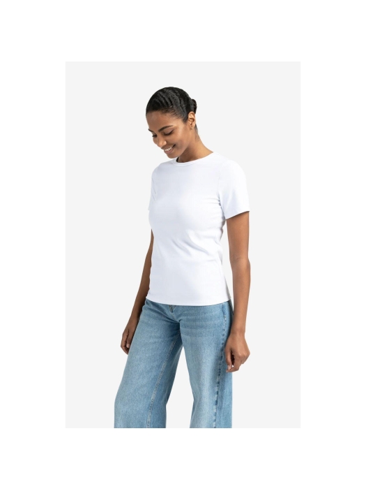 Yaya Crewneck T-shirt 00000 Pure white