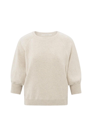 Yaya Sweater with raglan sleeves 99993 Nature melange