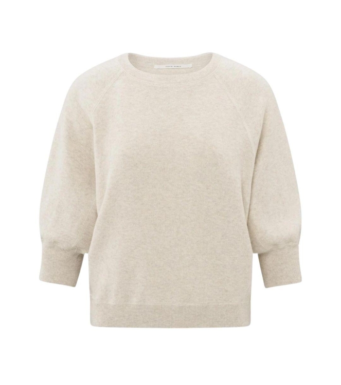 Yaya Sweater with raglan sleeves 99993 Nature melange