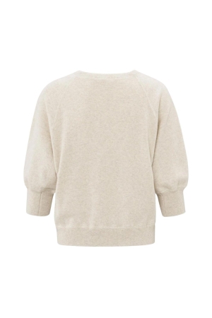 Yaya Sweater with raglan sleeves 99993 Nature melange