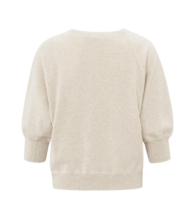 Yaya Sweater with raglan sleeves 99993 Nature melange