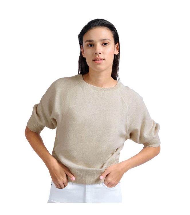 Yaya Sweater with raglan sleeves 99993 Nature melange