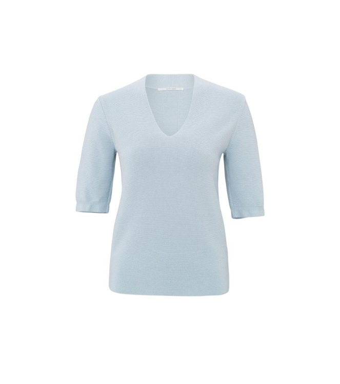 Yaya V-neck short sleeve sweater