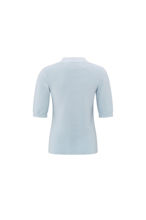 Yaya V-neck short sleeve sweater