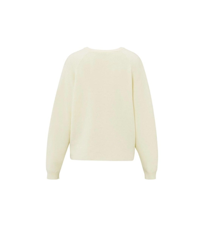 Yaya Sweater with seam details 99986 Off white