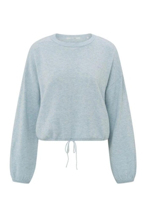 Yaya Sweater with cord at bottom he