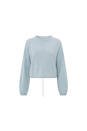 Yaya Sweater with cord at bottom he